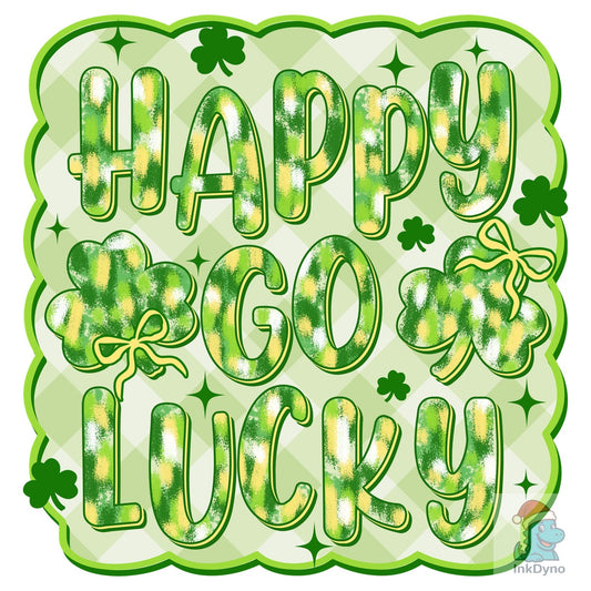 Happy Go Lucky St Patrick - DTF Transfer