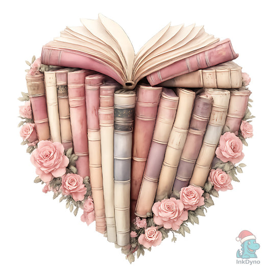 Bookish Valentines Valentine's Book - DTF Transfer