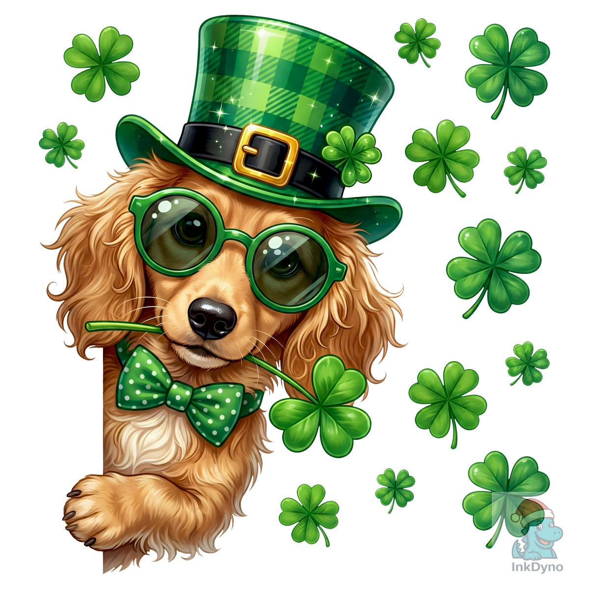Dachshund Dog St Patrick's Day