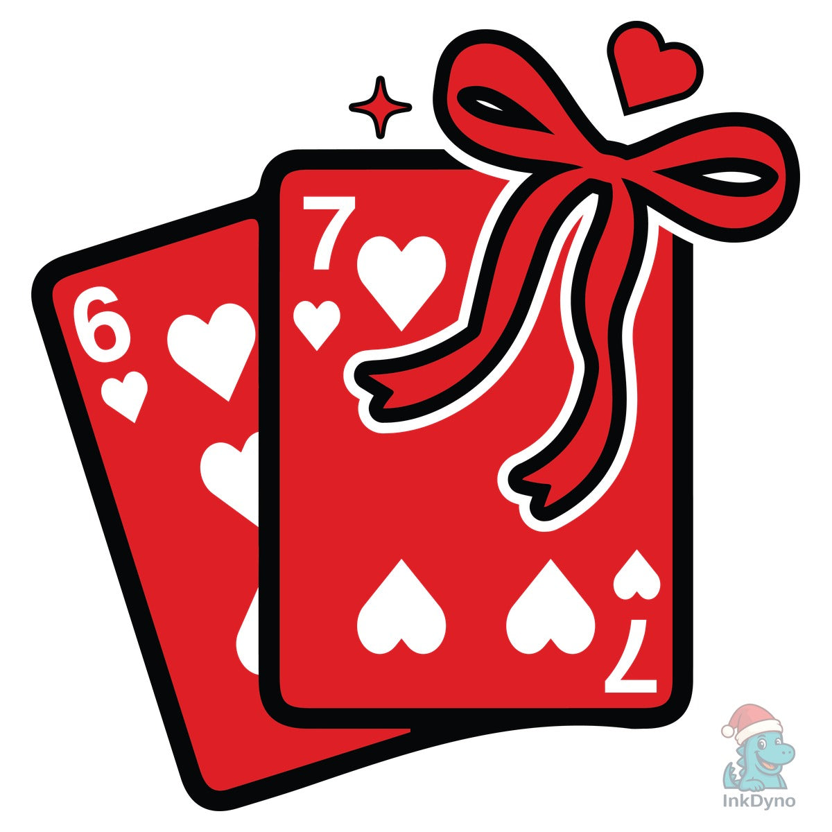 Playing Cards Valentine 6 7 Coquette
