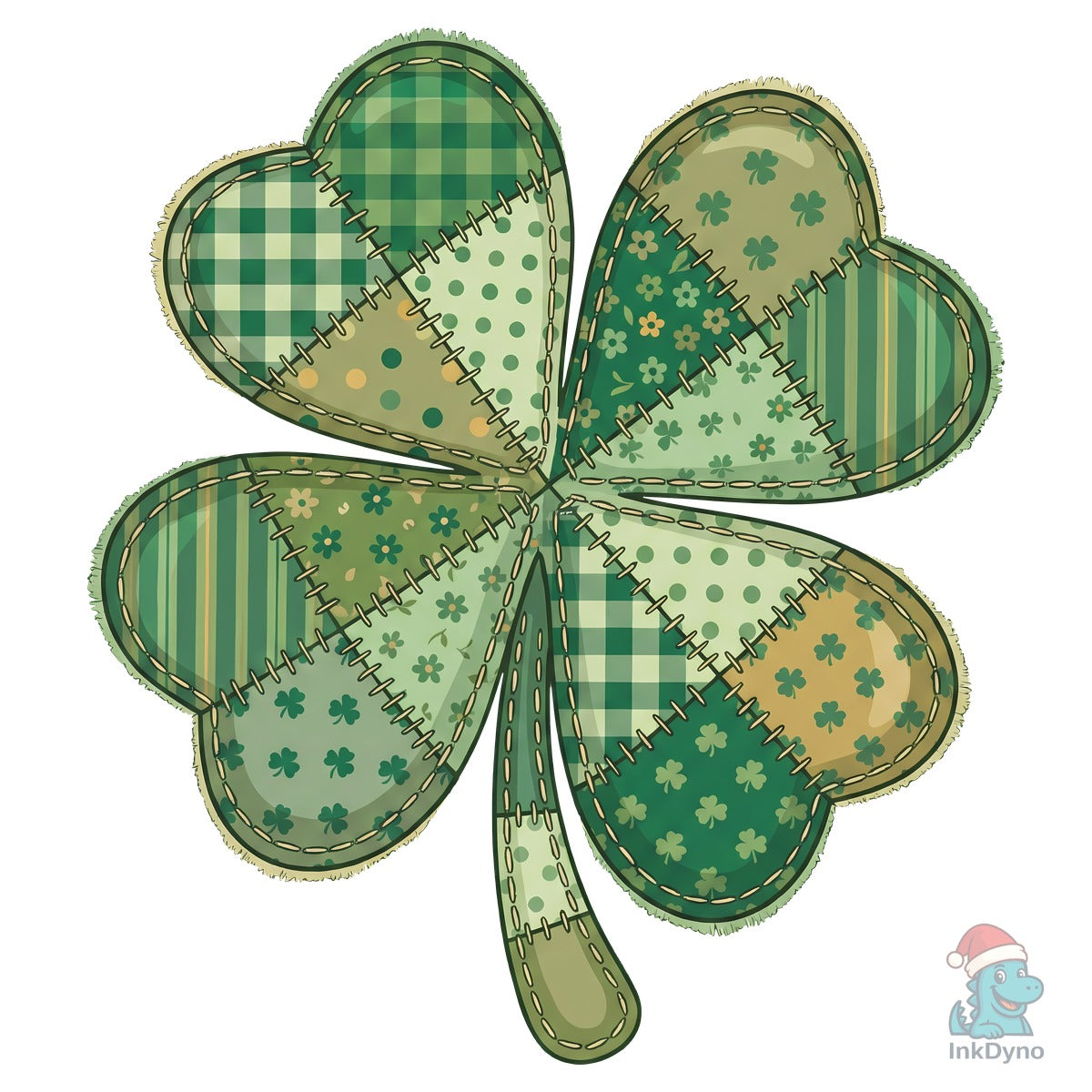 St. Patrick's Day Patchwork Shamrock