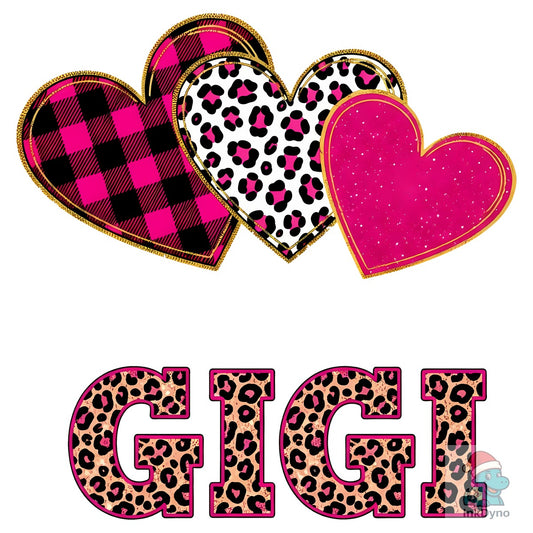 Gigi Love Valentine's Day T-Shirt - DTF Transfer
