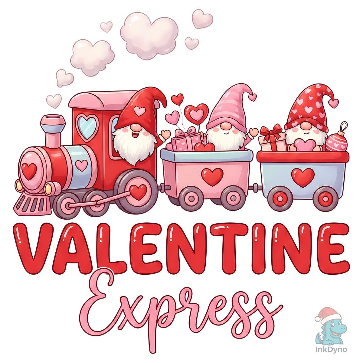 Valentine Express Gnome Train