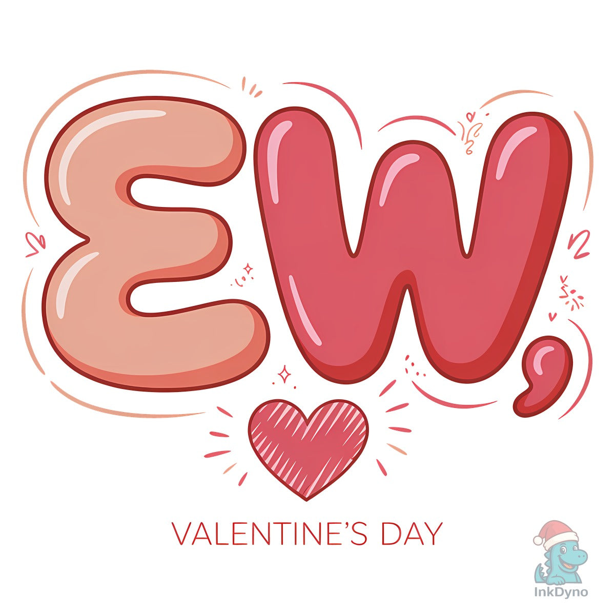 Anti Valentine Sublimation Design
