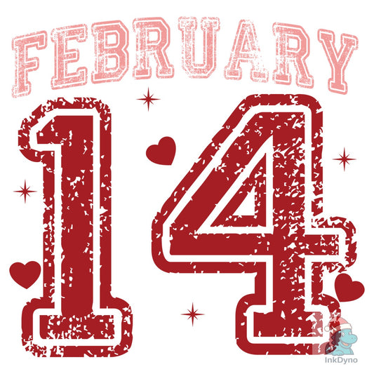 February 14 Valentines - DTF Transfer