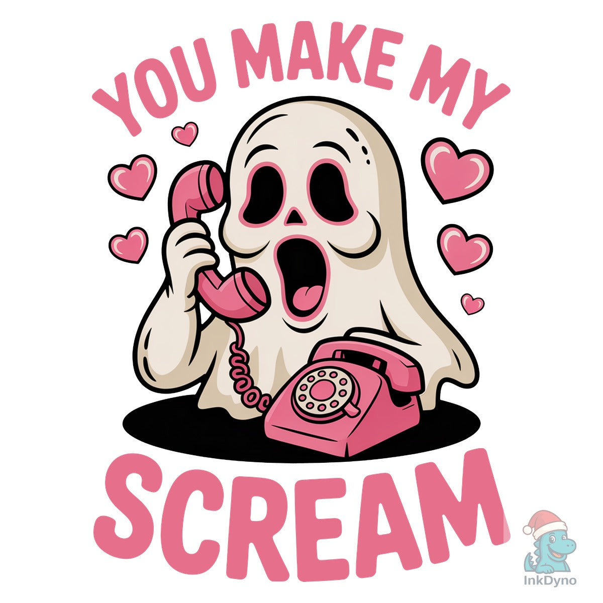 Funny Ghost Valentine Scream