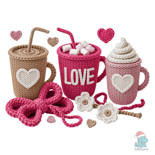 Yarn Valentine Coffee - DTF Transfer