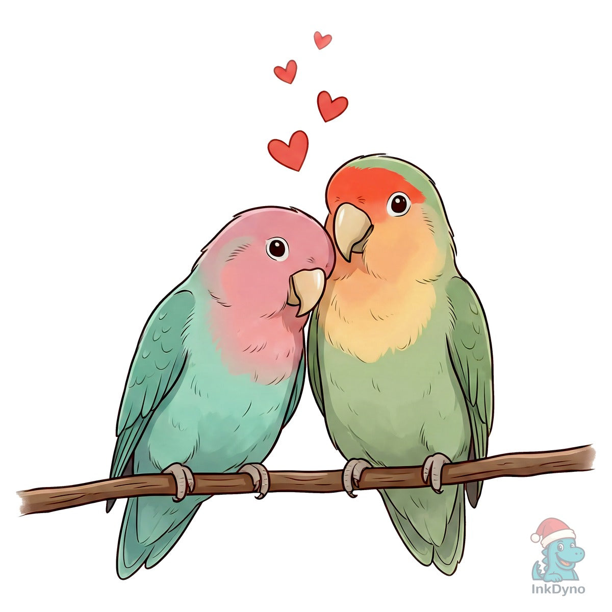 Cute Lovebirds Valentine Couple