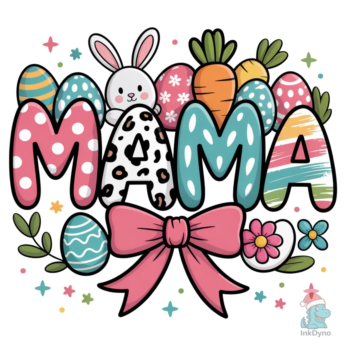 Mama Easter Cute Bunny Mama