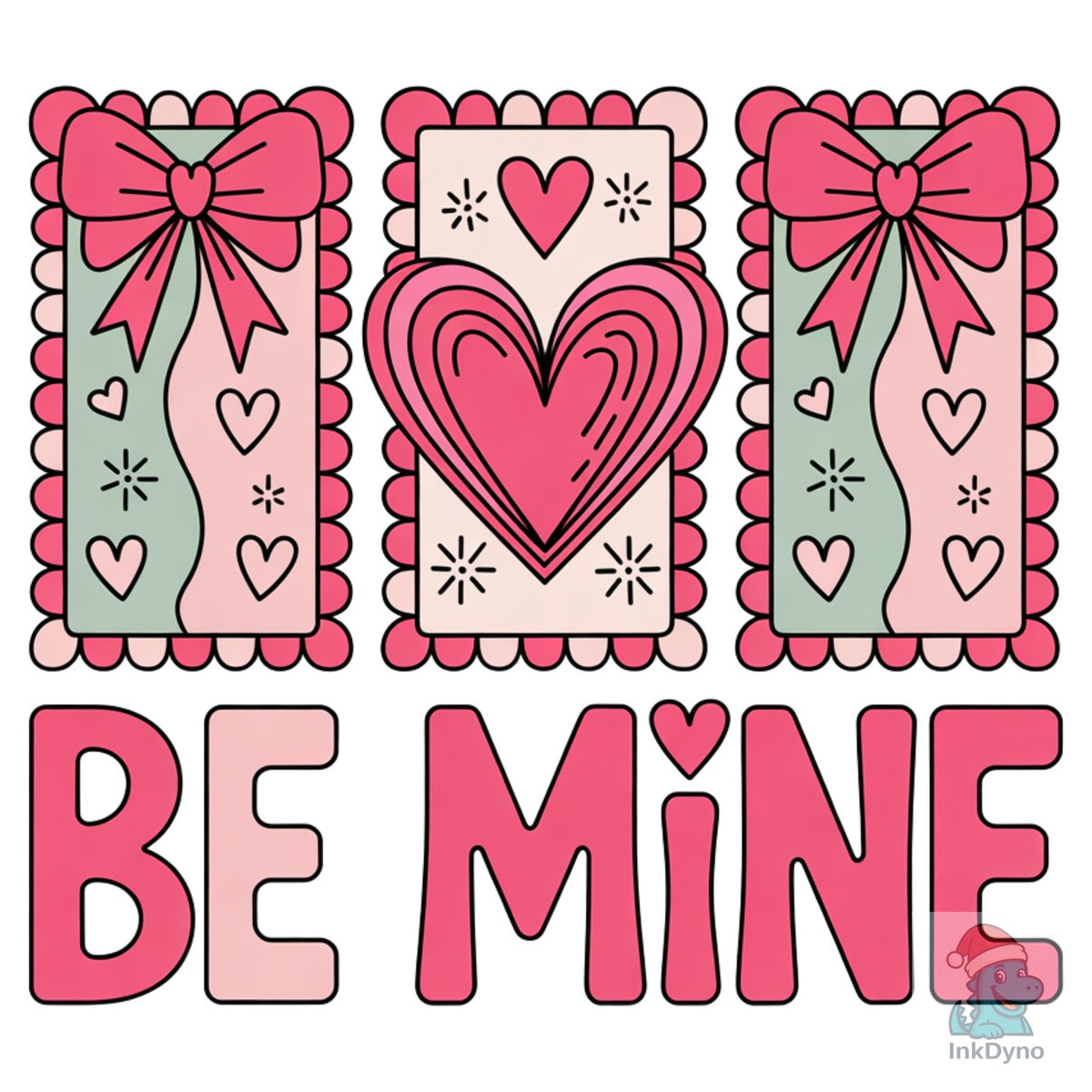 Be Mine Valentine's Day Bow