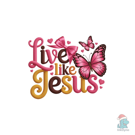 Yarn Crochet Love Like Jesus - DTF Transfer
