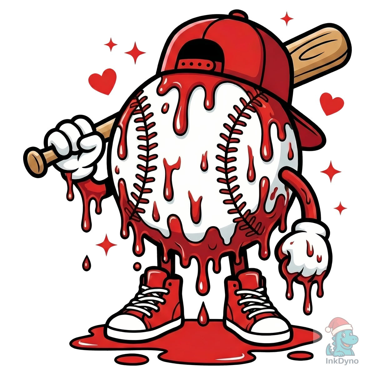 Funny Valentine Baseball Dripping