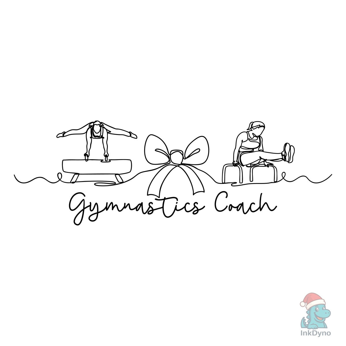 Gymnastics Continuous Line a