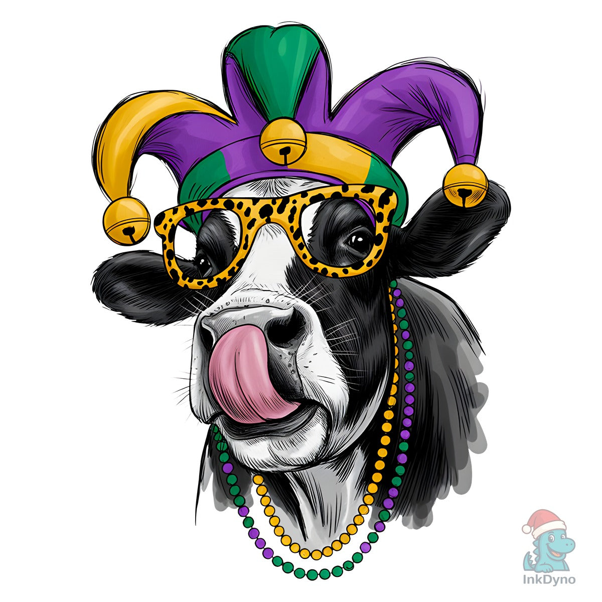 Mardi Gras Cow Crawfish