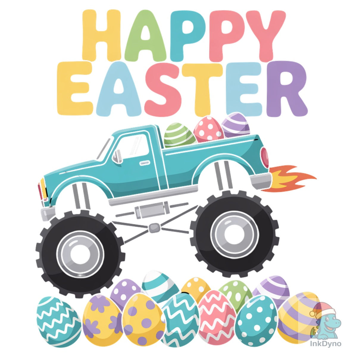 Happy Easter Monster Truck