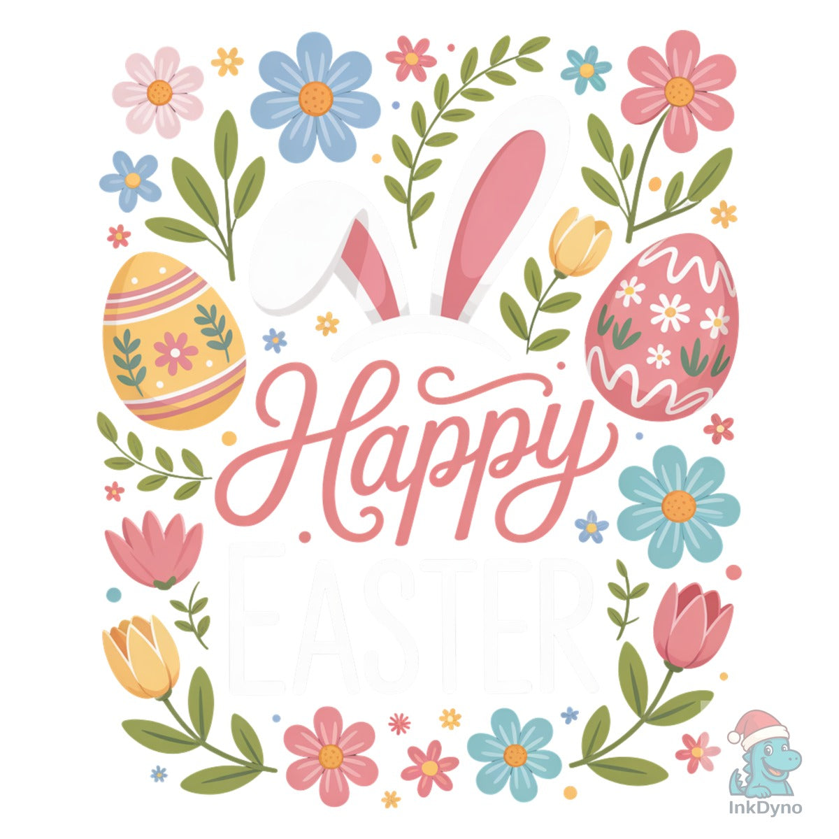 Happy Easter Floral Easter