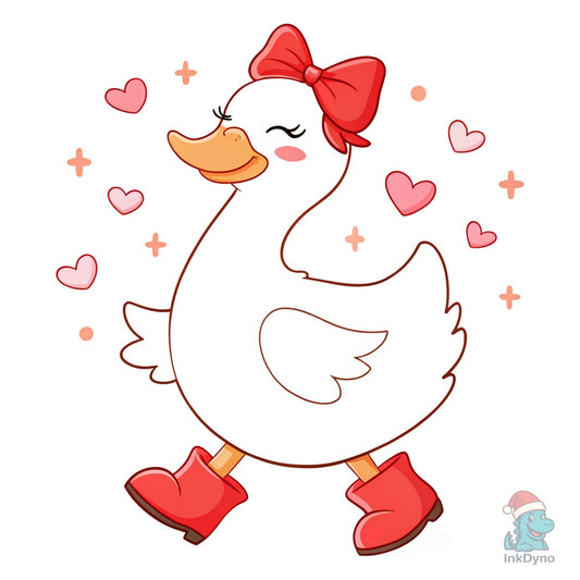 Valentine Goose Love Goose - DTF Transfer