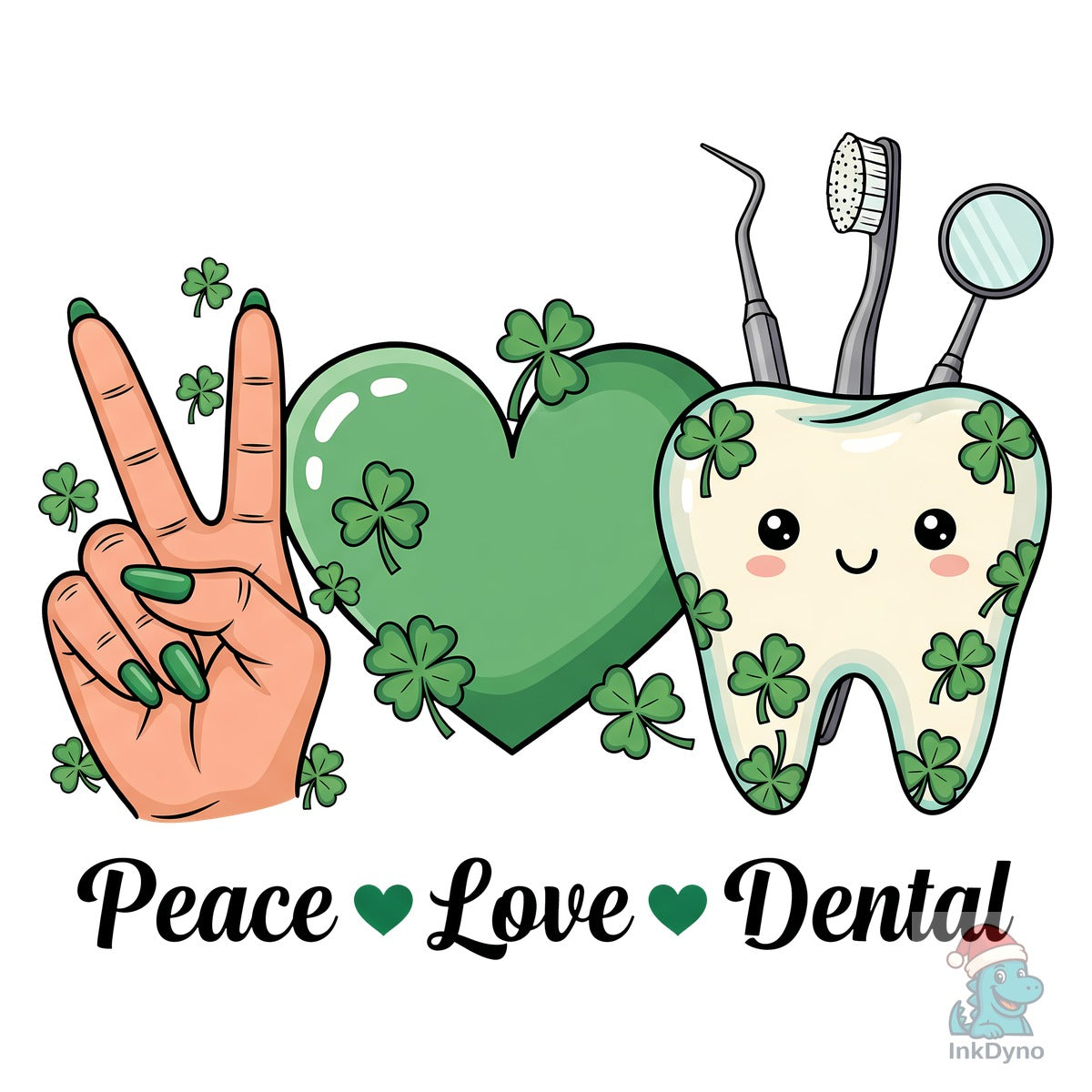 Peace Love Dental St Patrick Design