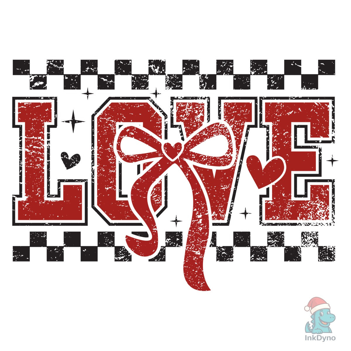 Love Bow Retro Varsity Love out