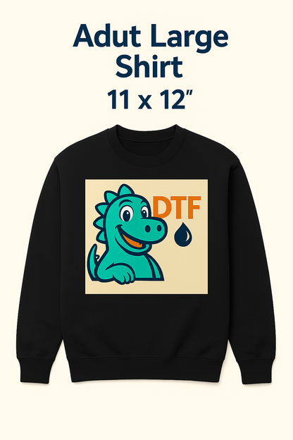 Custom DTF Transfers by Size