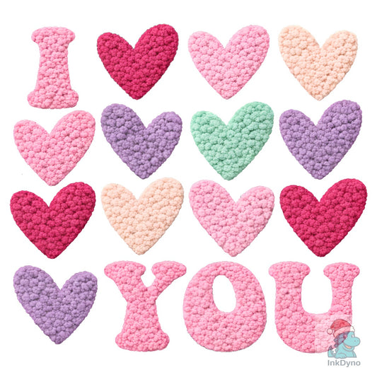 I Love You Valentine's Day - DTF Transfer