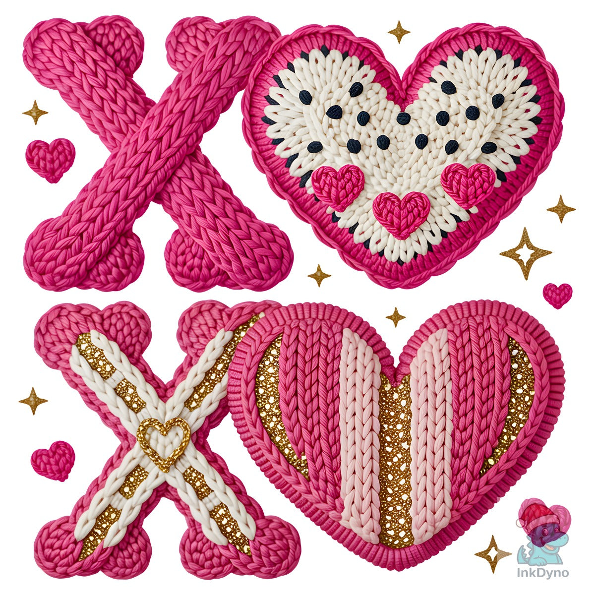 Yarn Crochet XOXO Valentine's Heart