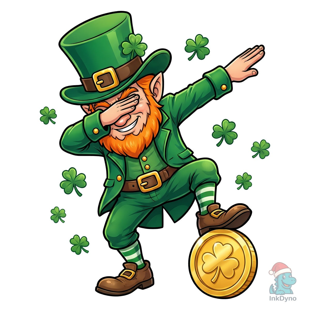 St. Patrick's Day Dabbing Leprechaun