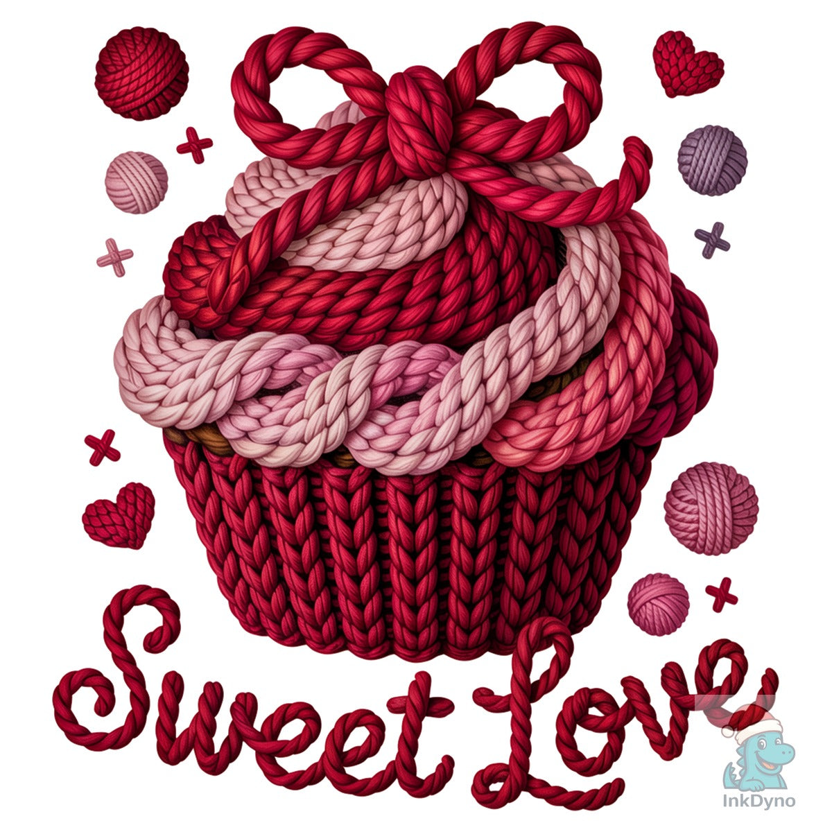 Faux Yarn Crochet Sweet Love