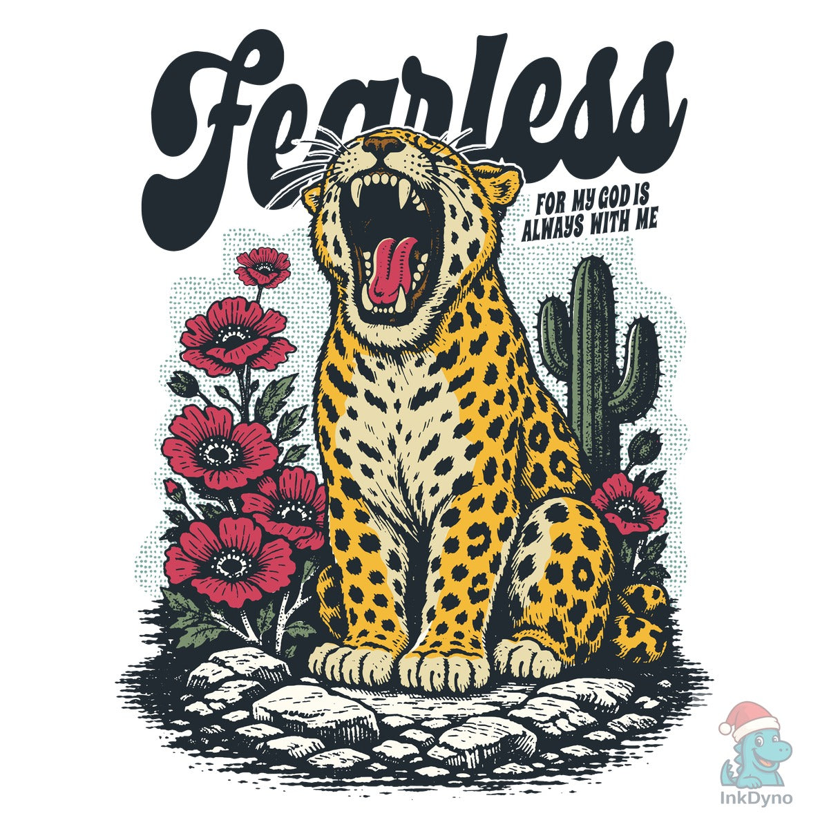 Fearless for My God Leopard Flowers