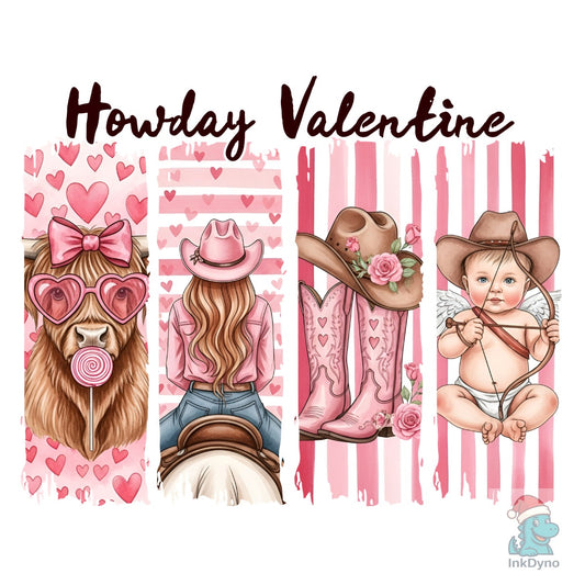 Western Brushstroke Valentine - DTF Transfer