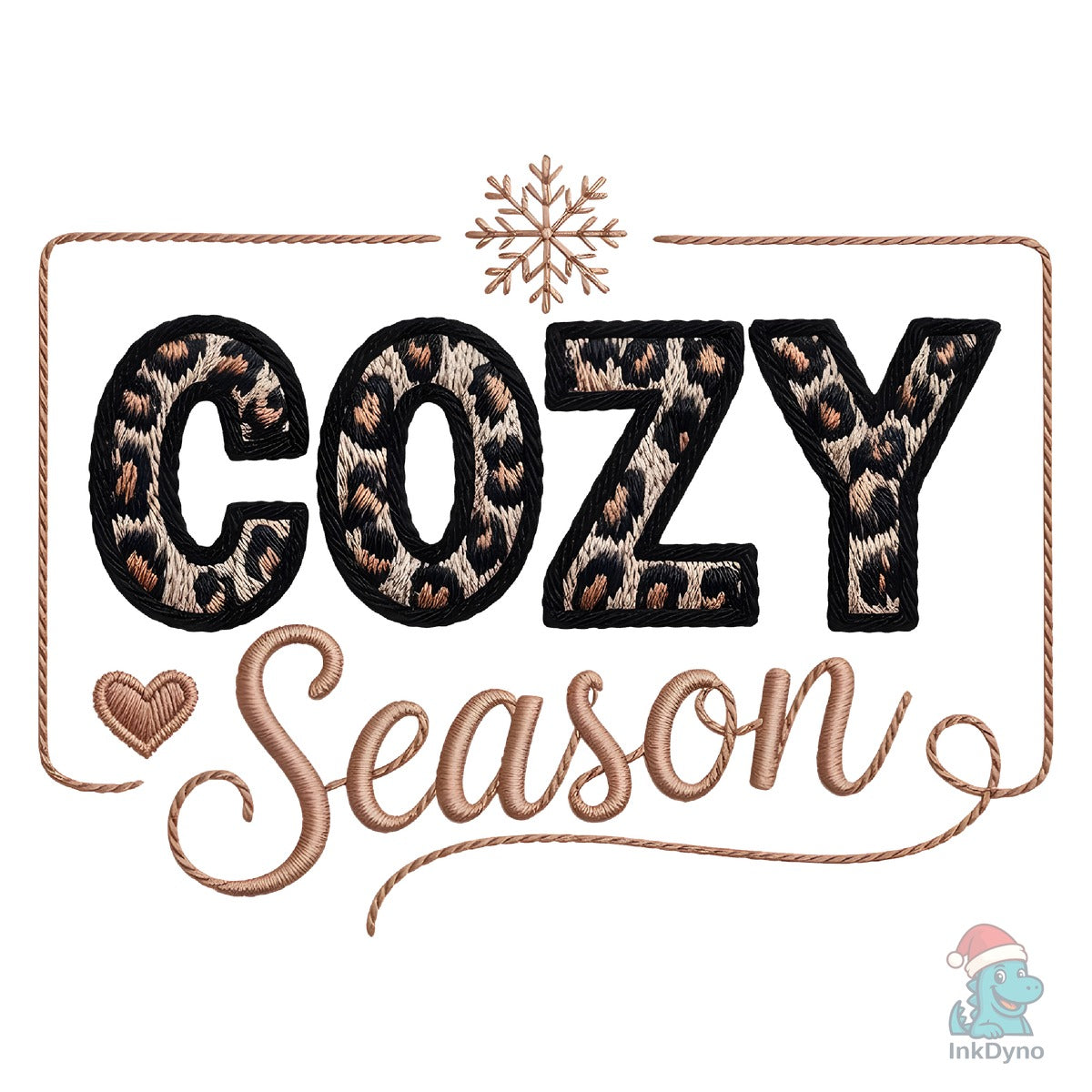 Cozy Season Leopard Print Winter