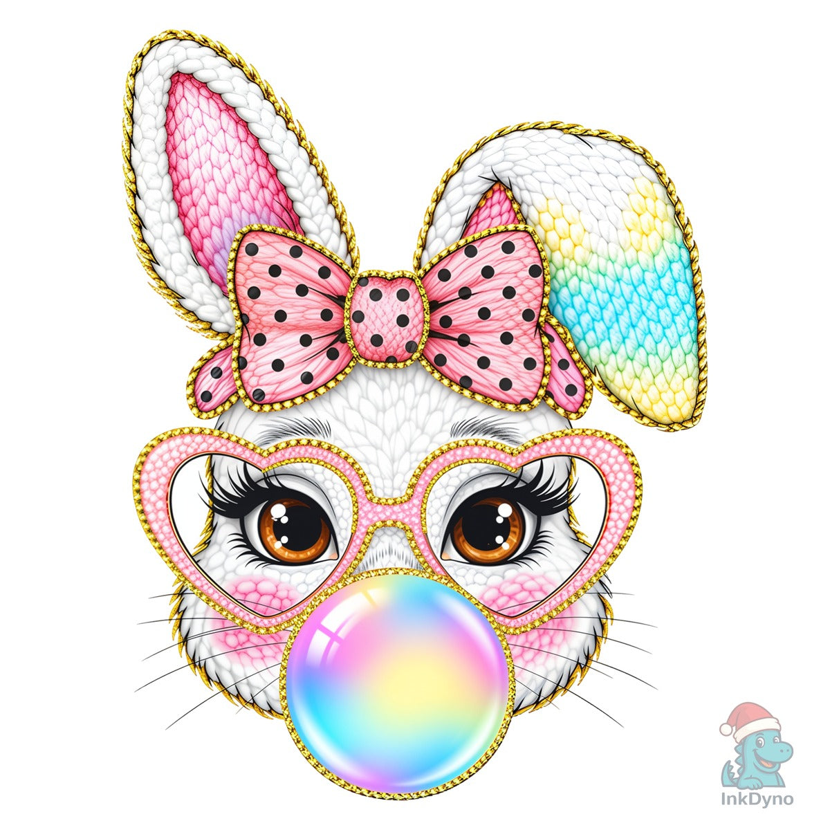 Faux Yarn Easter Bunny Coquette