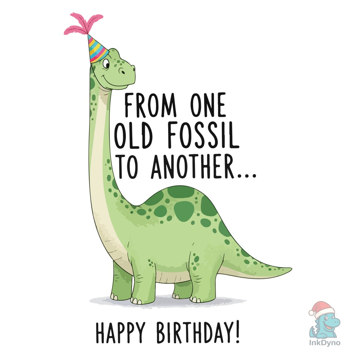 Cute Dinosaur Birthday T-shirt Design