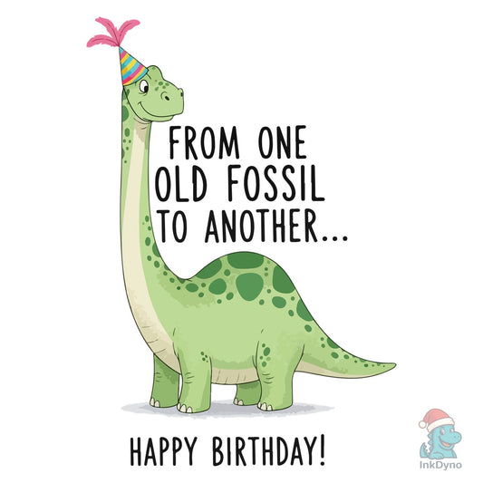 Cute Dinosaur Birthday T-shirt Design - DTF Transfer