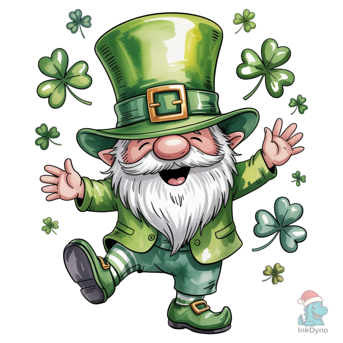 Happy Dancing Leprechaun St Patrick