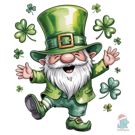 Happy Dancing Leprechaun St Patrick - DTF Transfer