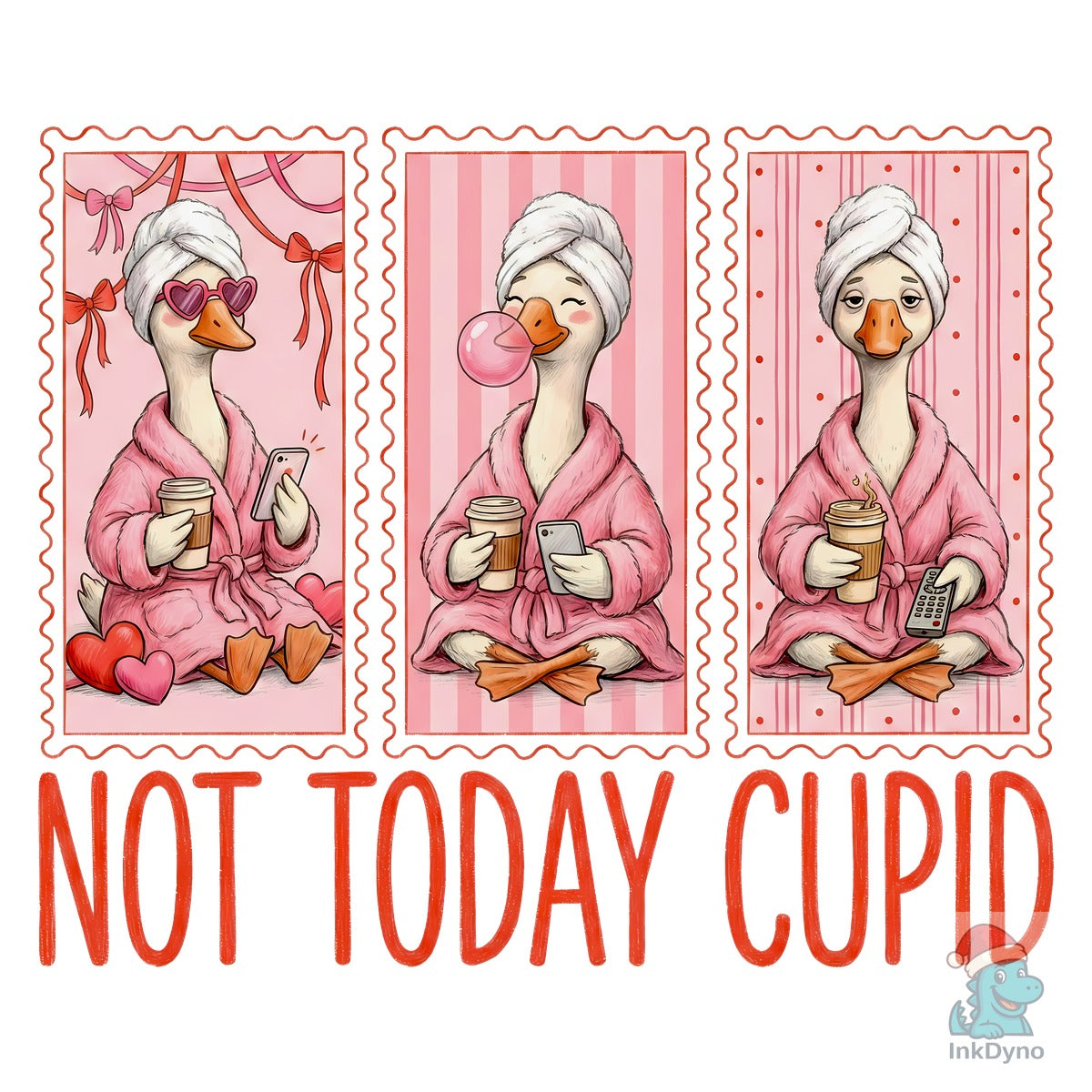 Not Today Cupid Goose Meme Valentine
