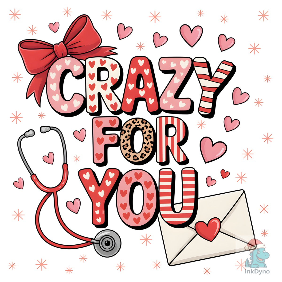 Nurse Valentines Shirt Sublimation