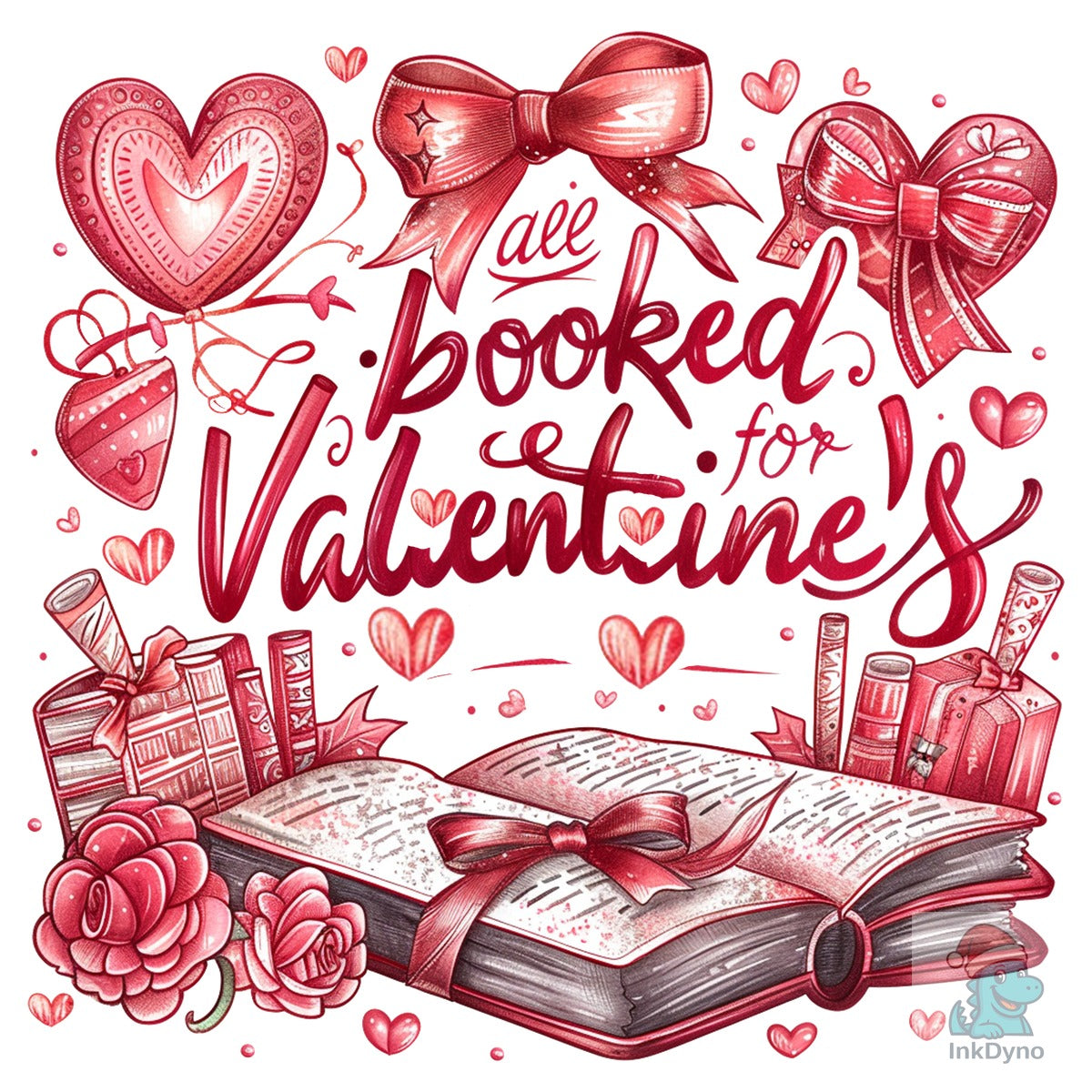 Book Lover Valentine Booked