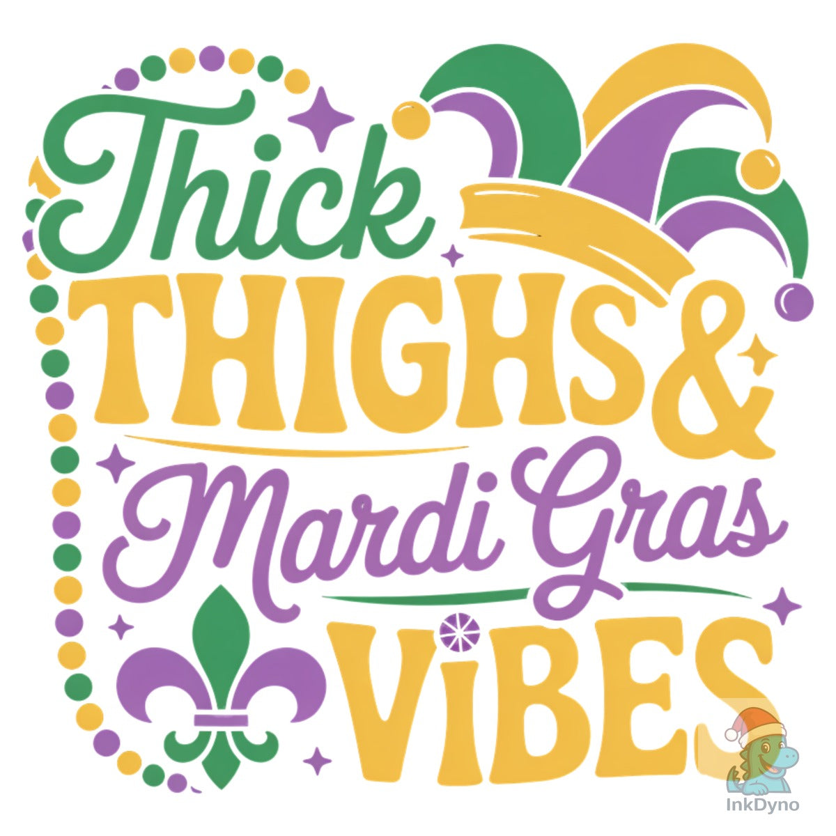 Thick Thighs & Mardi Gras Vibes