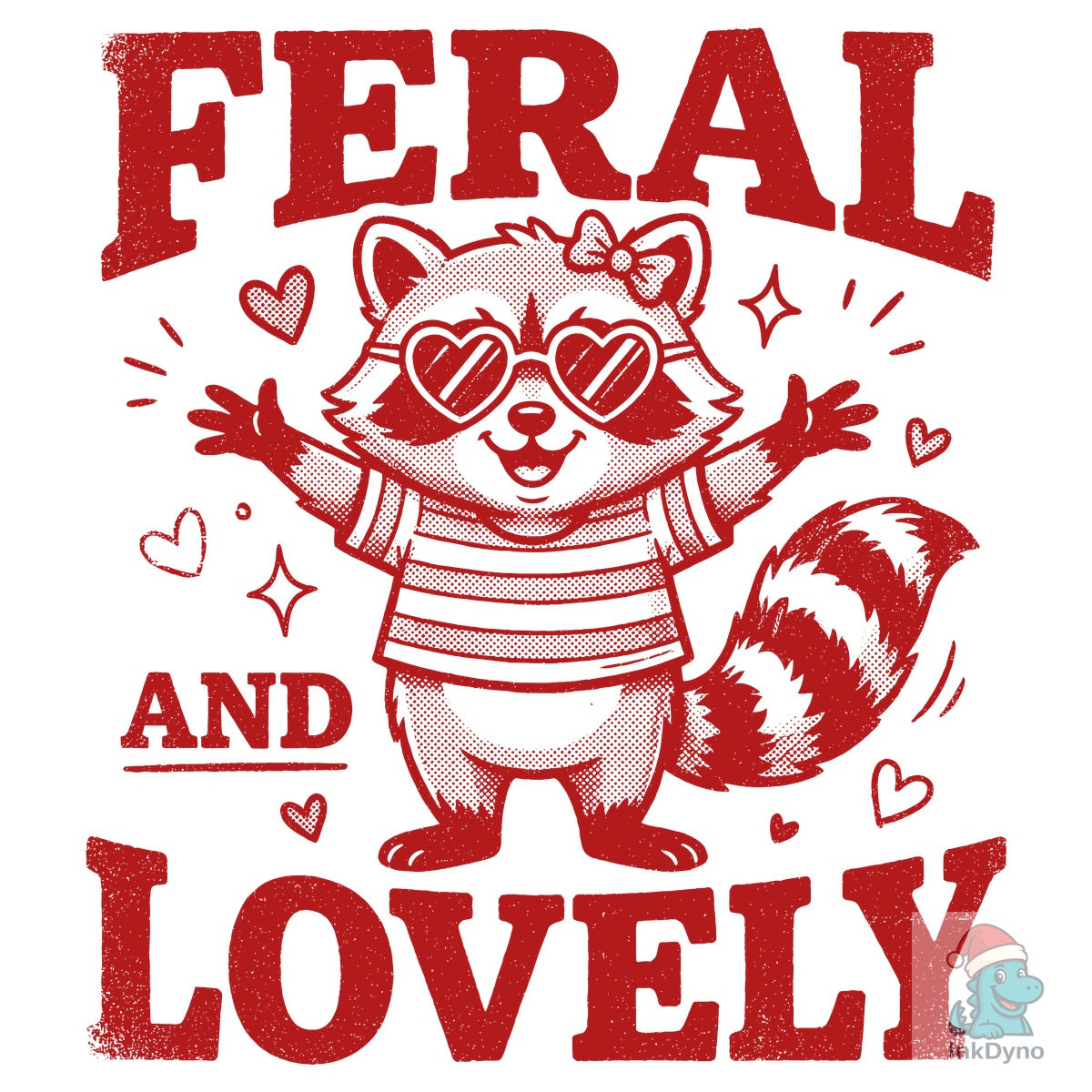 Feral and Lovely Raccoon Valentine