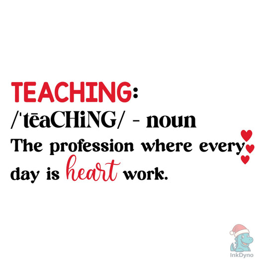 Teacher Valentine Definition Shirt - DTF Transfer