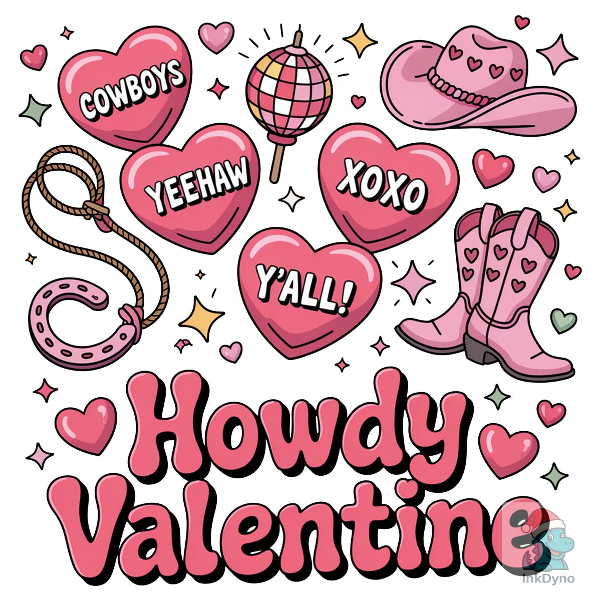 Western Valentines Howdy Valentine