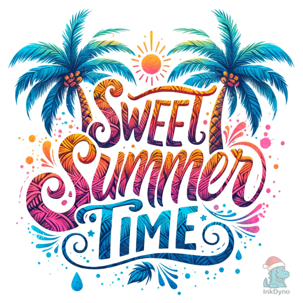 Sweet Summer Time Palm Trees