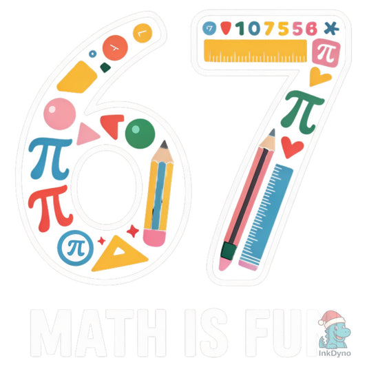 Math is Fun 67 Cute Pi Day - DTF Transfer