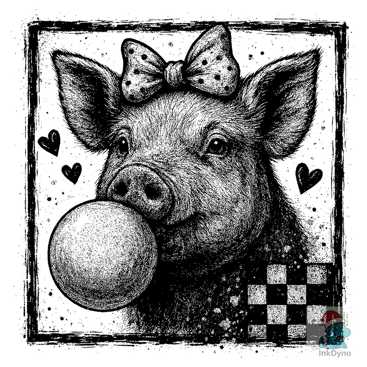 Pig Valentine's Day Valentine
