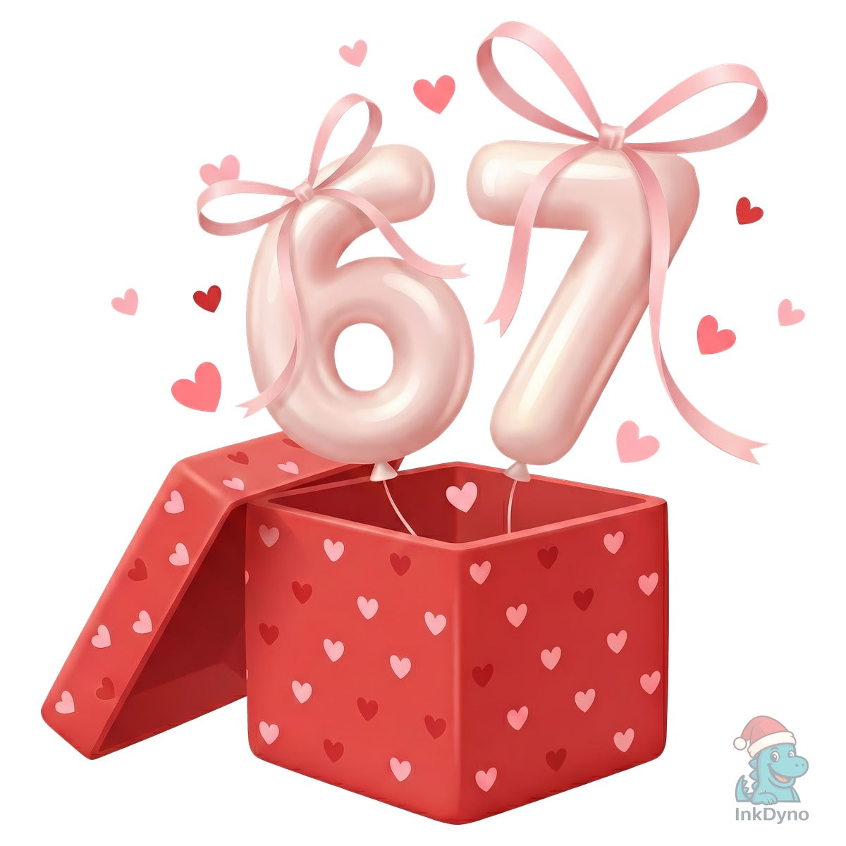 Six Seven 67 Viral Meme Valentine