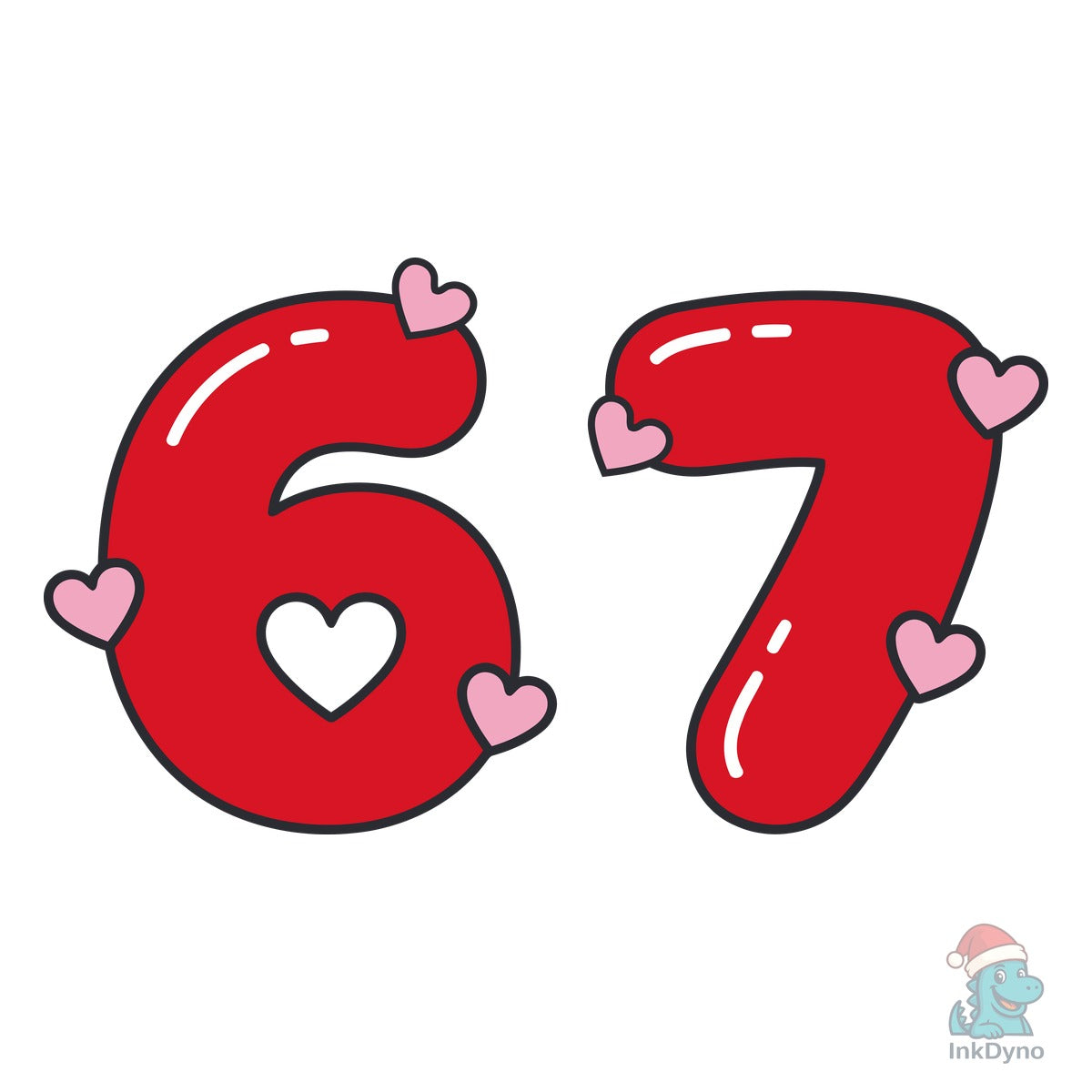 Valentine Six Seven Romantic Numbers