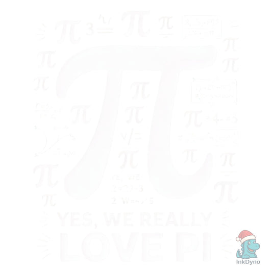 Yes We Really Love Pi Illustration - DTF Transfer