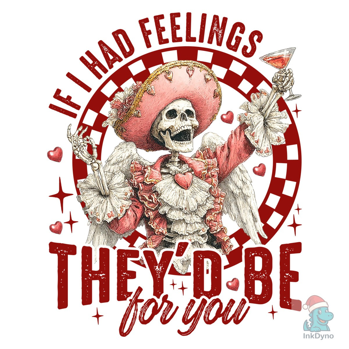Funny Valentine's Day Skeleton